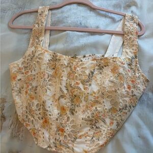 Elegant Floral Eyelet Blouse